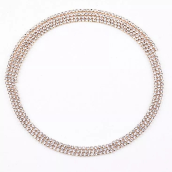 ◇Dixie◇ Long Rhinestone necklace - Picture 5 of 5
